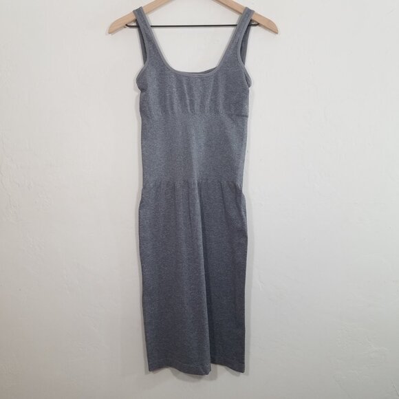 Shapellx Contour Midi Shaping Dress Stretch Grey Suze M/L - Picture 8 of 8